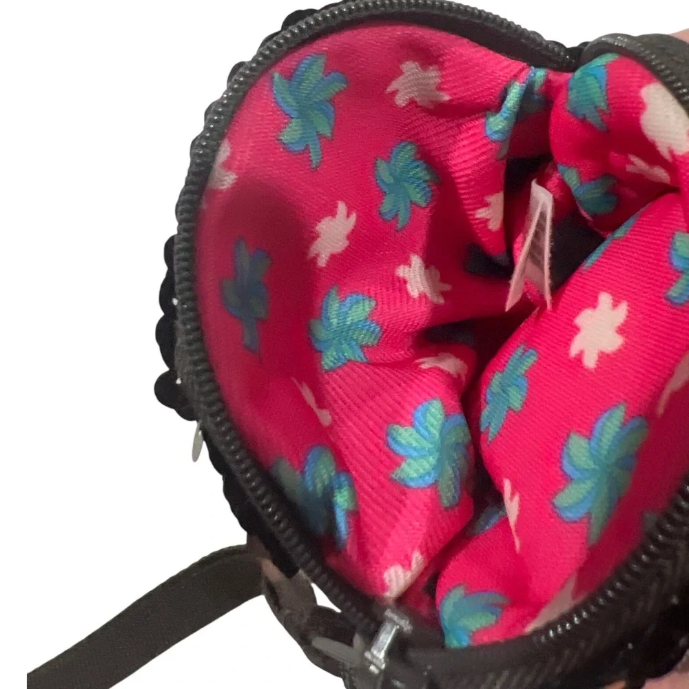 Ty Beanie Boos Dangler Sloth Flippable Sequin‎ Coin Purse Wristlet Brown Gold